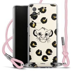 New Carry Case Transparent Stoff rosa/silber