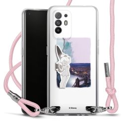 New Carry Case Transparent Stoff rosa/silber