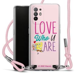 New Carry Case Transparent Stoff rosa/silber