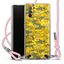 New Carry Case Transparent Stoff rosa/silber