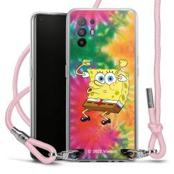 New Carry Case Transparent Stoff rosa/silber