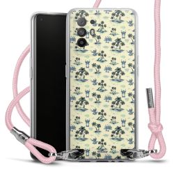 New Carry Case Transparent Stoff rosa/silber