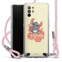 New Carry Case Transparent Stoff rosa/silber