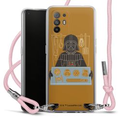 New Carry Case Transparent Stoff rosa/silber