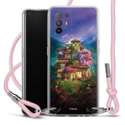 New Carry Case Transparent Stoff rosa/silber