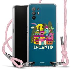 New Carry Case Transparent Stoff rosa/silber