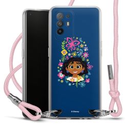 New Carry Case Transparent Stoff rosa/silber