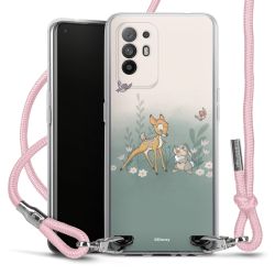 New Carry Case Transparent Stoff rosa/silber