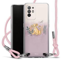 New Carry Case Transparent Stoff rosa/silber