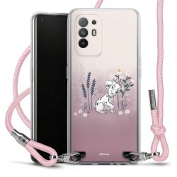 New Carry Case Transparent Stoff rosa/silber