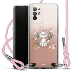 New Carry Case Transparent Stoff rosa/silber