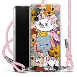 New Carry Case Transparent Stoff rosa/silber