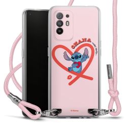 New Carry Case Transparent Stoff rosa/silber