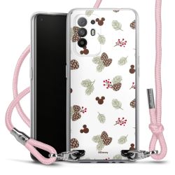 New Carry Case Transparent Stoff rosa/silber