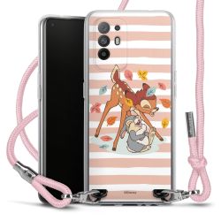 New Carry Case Transparent Stoff rosa/silber