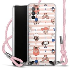 New Carry Case Transparent Stoff rosa/silber