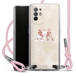 New Carry Case Transparent Stoff rosa/silber