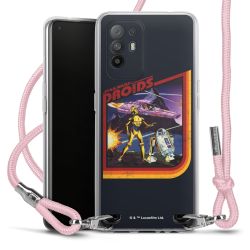 New Carry Case Transparent Stoff rosa/silber