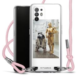 New Carry Case Transparent Stoff rosa/silber