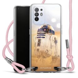 New Carry Case Transparent Stoff rosa/silber