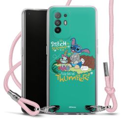 New Carry Case Transparent Stoff rosa/silber