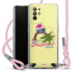 New Carry Case Transparent Stoff rosa/silber