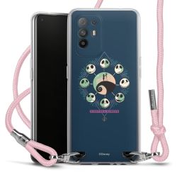 New Carry Case Transparent Stoff rosa/silber