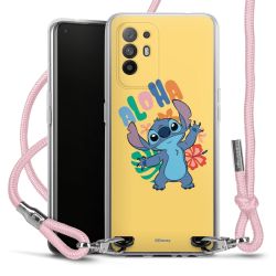 New Carry Case Transparent Stoff rosa/silber