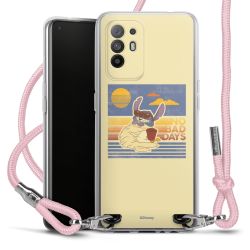 New Carry Case Transparent Stoff rosa/silber