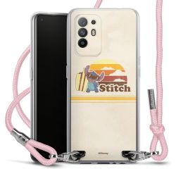 New Carry Case Transparent Stoff rosa/silber