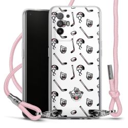 New Carry Case Transparent Stoff rosa/silber