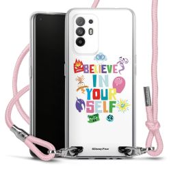 New Carry Case Transparent Stoff rosa/silber