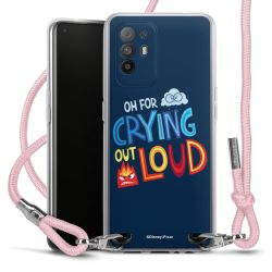 New Carry Case Transparent Stoff rosa/silber