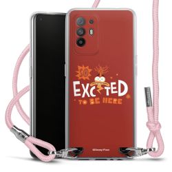 New Carry Case Transparent Stoff rosa/silber