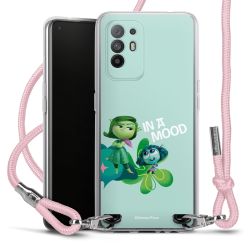 New Carry Case Transparent Stoff rosa/silber