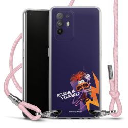 New Carry Case Transparent Stoff rosa/silber