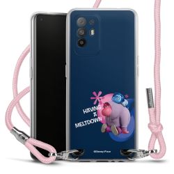 New Carry Case Transparent Stoff rosa/silber