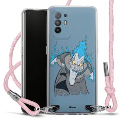 New Carry Case Transparent Stoff rosa/silber