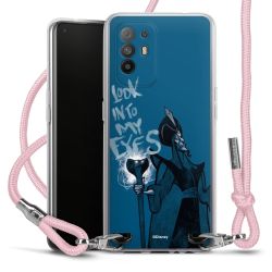 New Carry Case Transparent Stoff rosa/silber