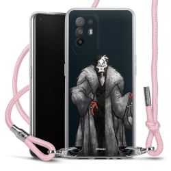 New Carry Case Transparent Stoff rosa/silber