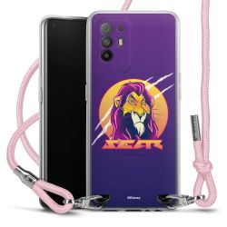 New Carry Case Transparent Stoff rosa/silber