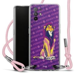 New Carry Case Transparent Stoff rosa/silber