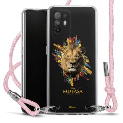 New Carry Case Transparent Stoff rosa/silber