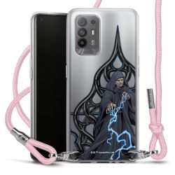 New Carry Case Transparent Stoff rosa/silber