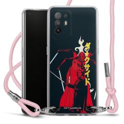 New Carry Case Transparent Stoff rosa/silber