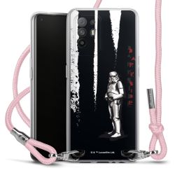 New Carry Case Transparent Stoff rosa/silber