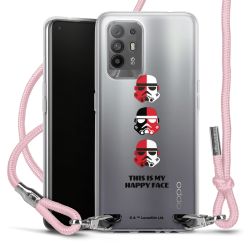 New Carry Case Transparent Stoff rosa/silber