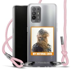 New Carry Case Transparent Stoff rosa/silber