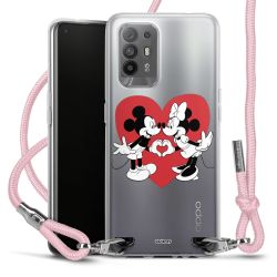 New Carry Case Transparent Stoff rosa/silber