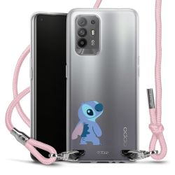 New Carry Case Transparent Stoff rosa/silber